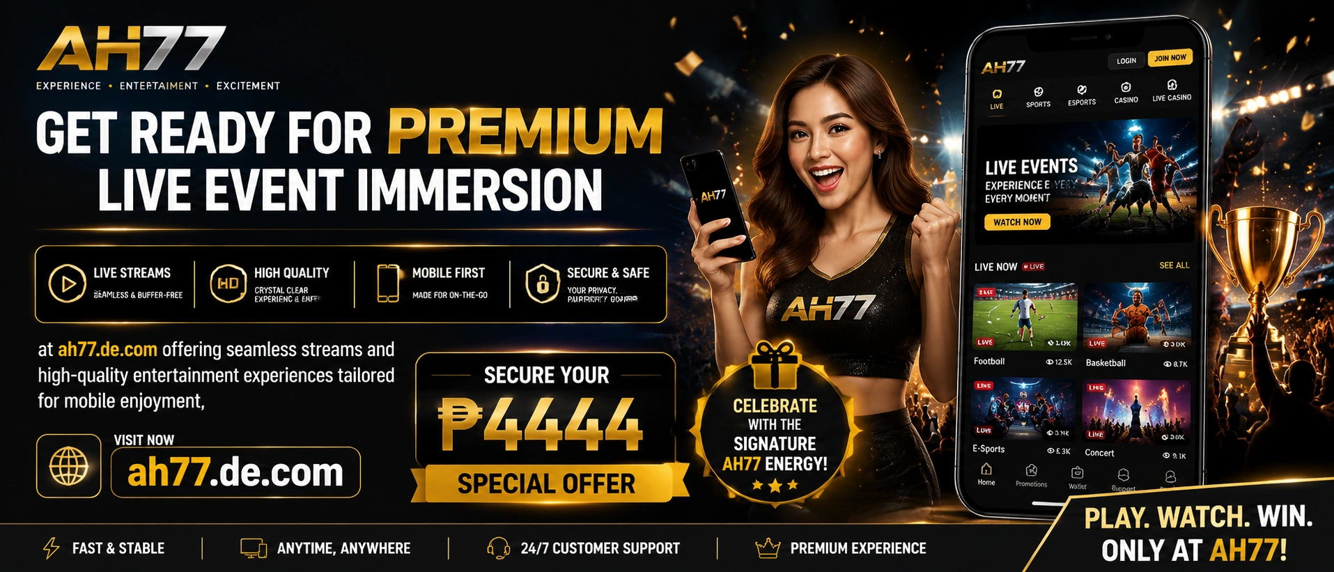 Slots category at AH77
