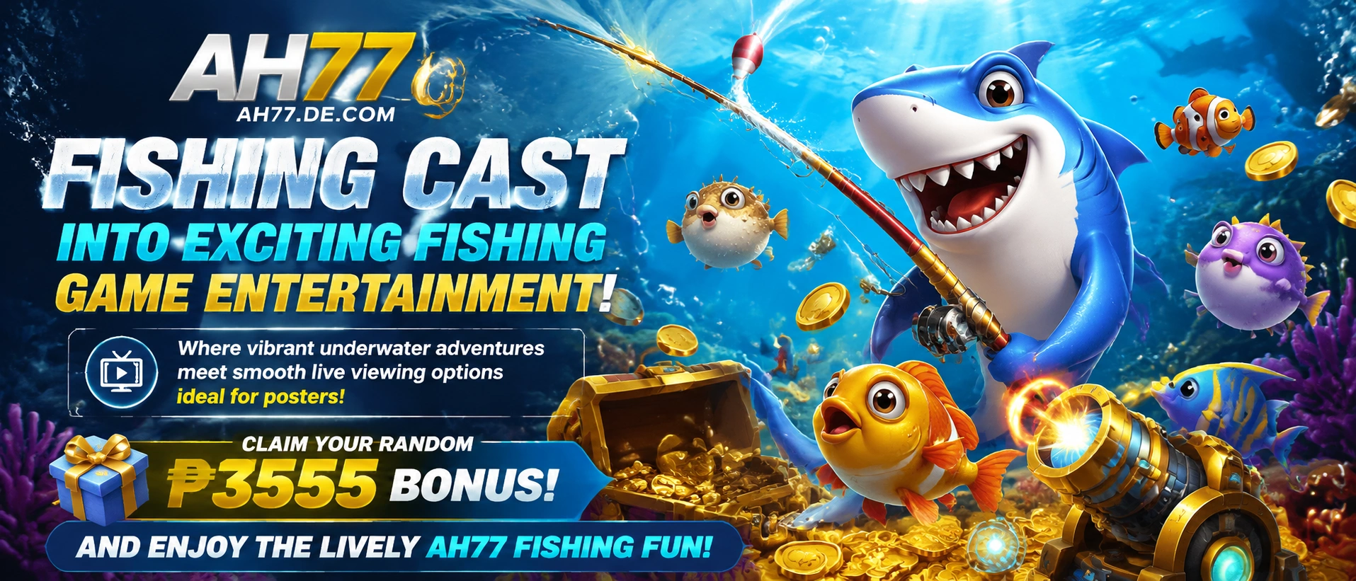 AH77 fishing game visual